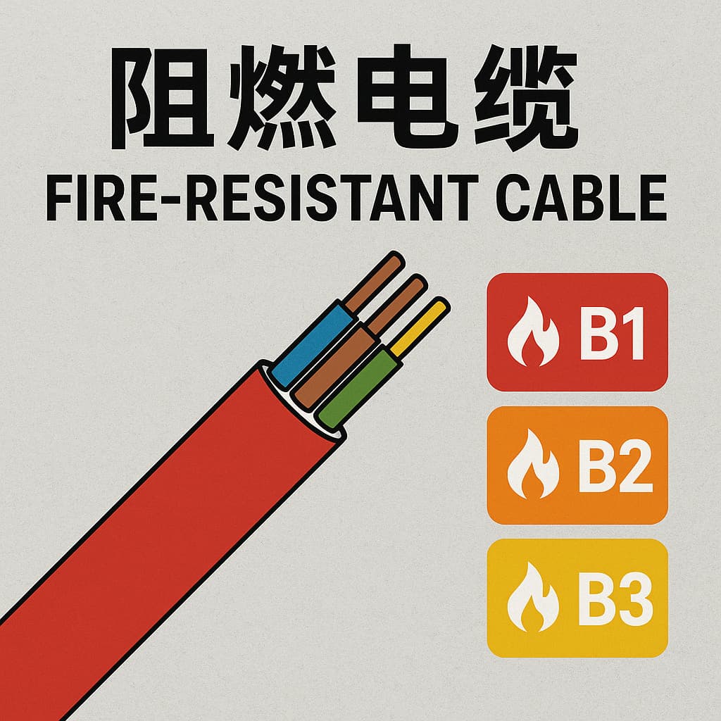 什么是阻燃電纜？B1、B2、B3級的區(qū)別你了解嗎？