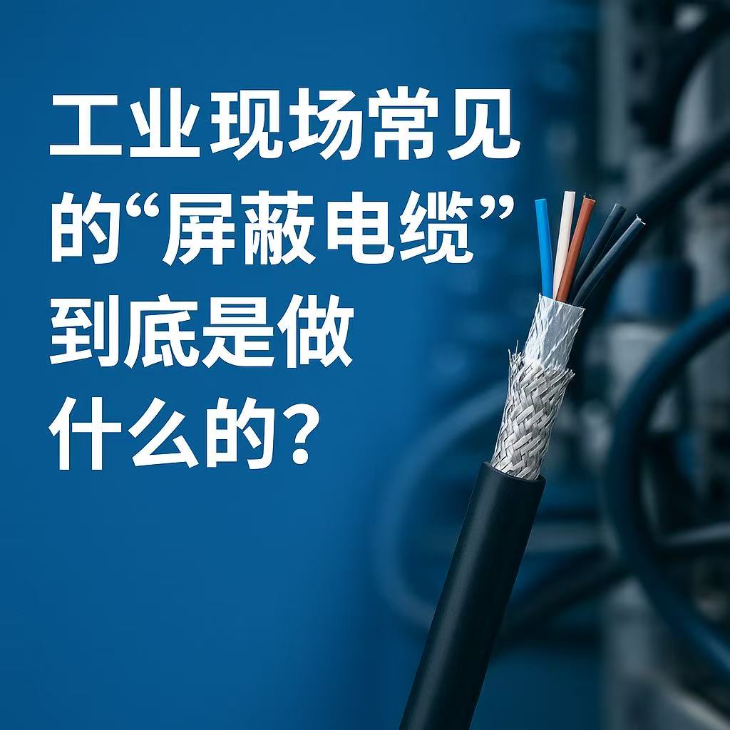 工業(yè)現(xiàn)場常見的“屏蔽電纜”到底是做什么的？