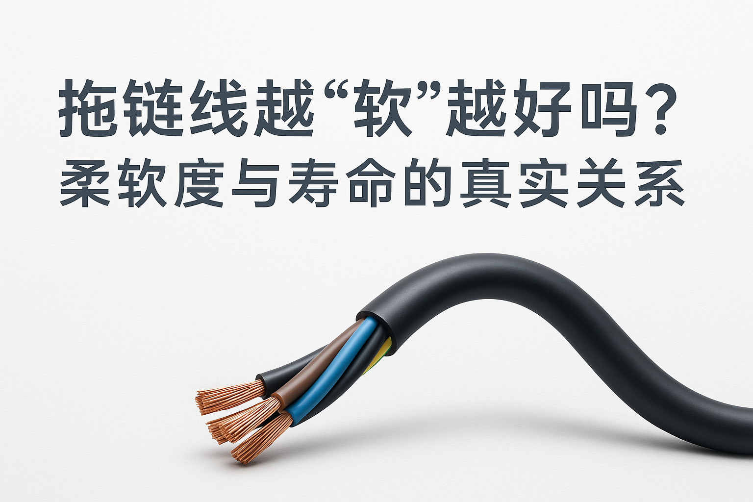 拖鏈線越“軟”越好嗎？柔軟度與壽命的真實(shí)關(guān)系