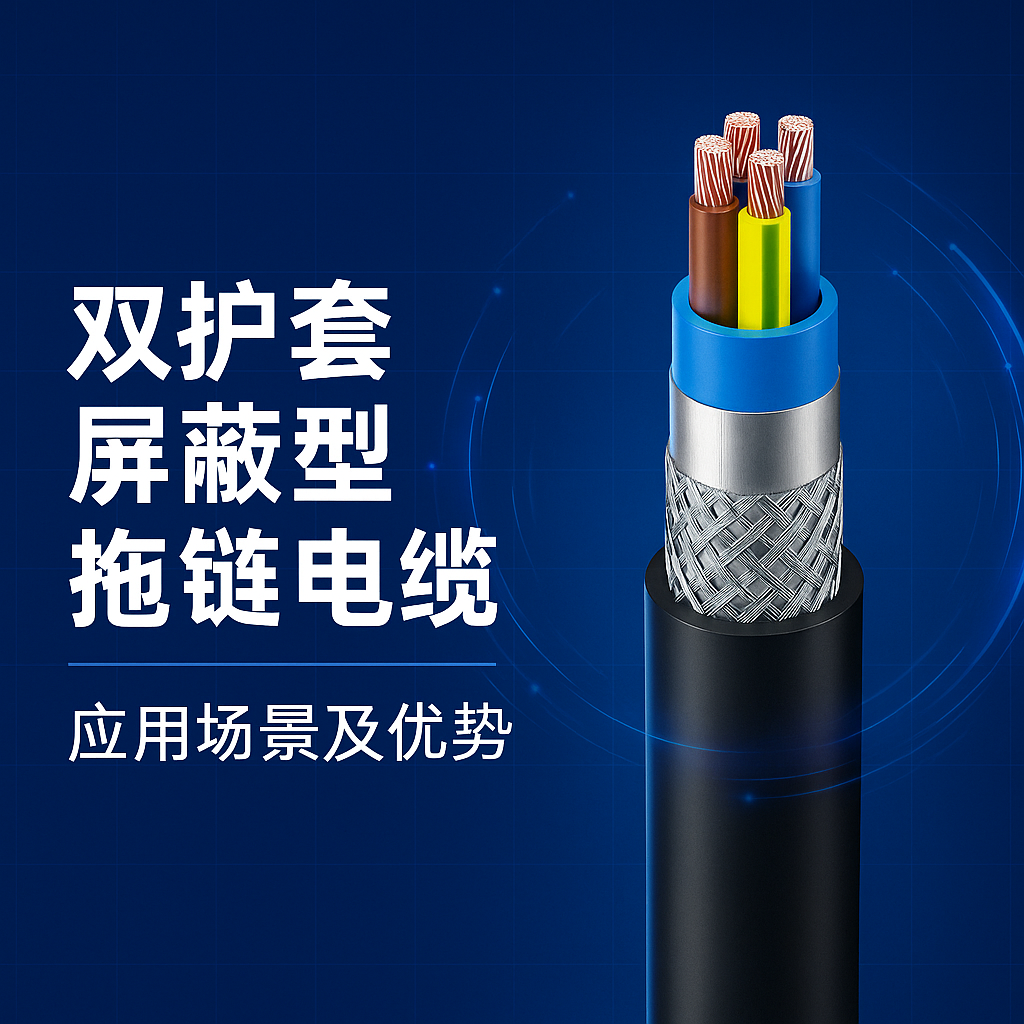 雙護(hù)套屏蔽型拖鏈電纜應(yīng)用場(chǎng)景及優(yōu)勢(shì)